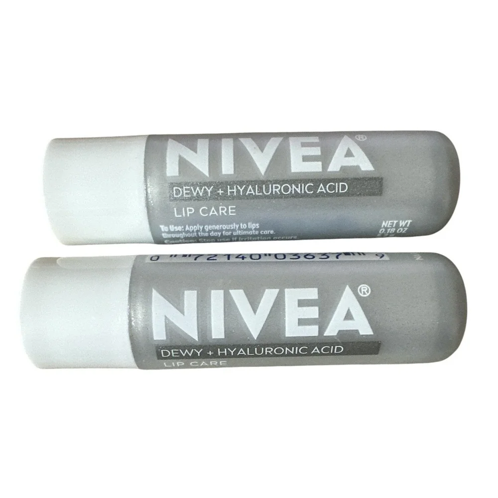 Nivea‎ Lip Care Balm Bundle 12ct Moisture, Smoothness SPF 15, Tinted, Dewy NEW